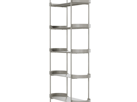 Taru metal shelf by Westwing 3D Модель