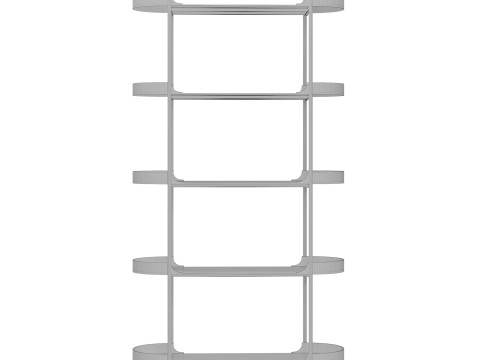 Taru metal shelf by Westwing 3D Модель