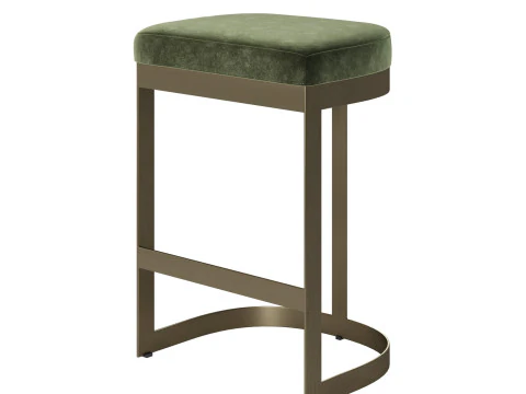 陶器谷仓的 Shreya 柜台凳 3D 模型