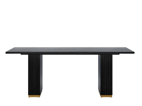 Chelsea Natural Oak Wood Rectangular Dining Table by TOV Furniture 3D Model