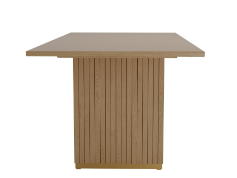 Chelsea Natural Oak Wood Rectangular Dining Table by TOV Furniture Model 3D