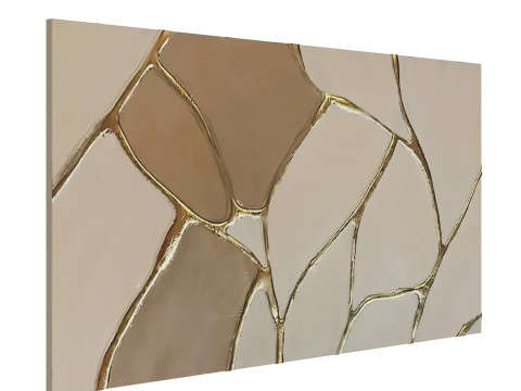 3D Textured Painting-3D Texture Wall Art 1 Model 3D