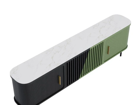Eos TV Stand by Povison 3D Model