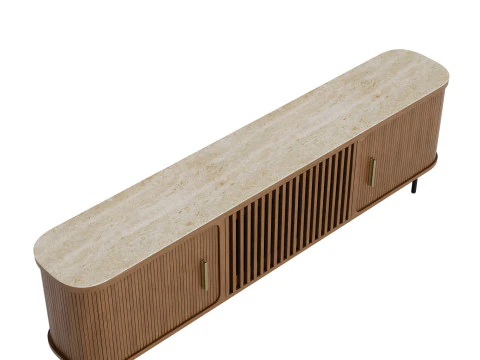 Eos TV Stand by Povison 3D Model