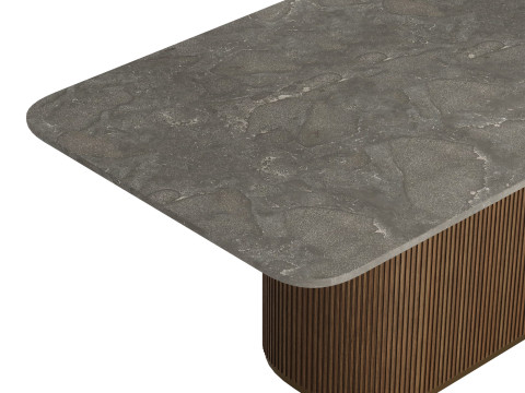 Finnley Dining Table by Arhaus 3D Model