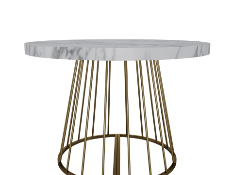 Firela Folding Dining Table by Vente-unique 3D Model