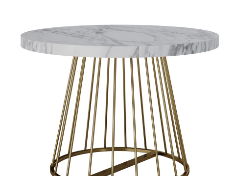 Firela Folding Dining Table by Vente-unique Modelo 3D