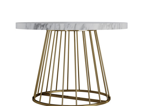 Firela Folding Dining Table by Vente-unique Modelo 3D