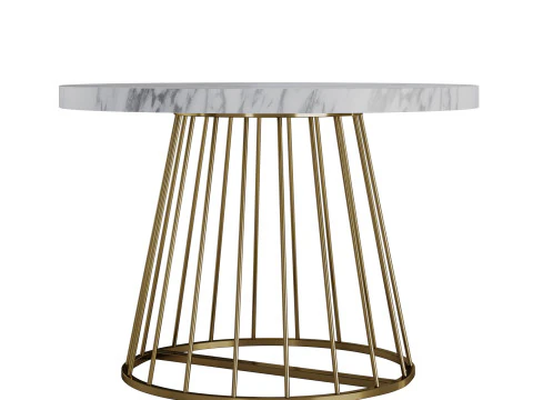 Firela Folding Dining Table by Vente-unique 3D Model