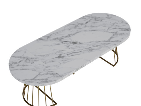 Firela Folding Dining Table by Vente-unique Modelo 3D