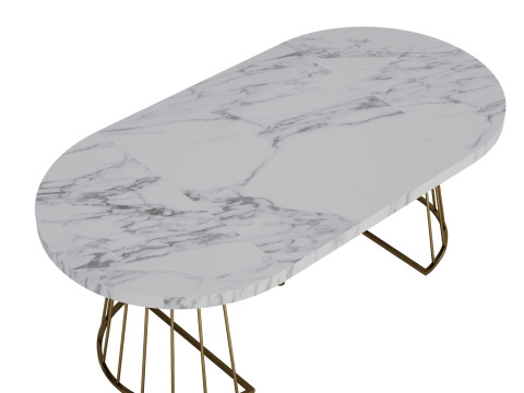 Firela Folding Dining Table by Vente-unique Modelo 3D