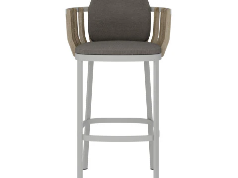 Patrick Norguet 为 Ethimo 设计的户外秋千吧凳 3D 模型