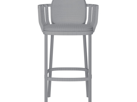 Swing outdoor Barstool by Patrick Norguet for Ethimo Model 3D