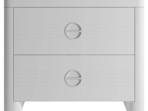 Warwick Bedside Table by Soho Home 3D Model