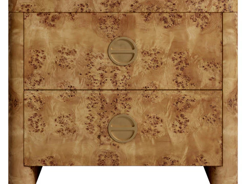 ソーホー ホームのワーウィック ベッドサイド テーブル 3Dモデル