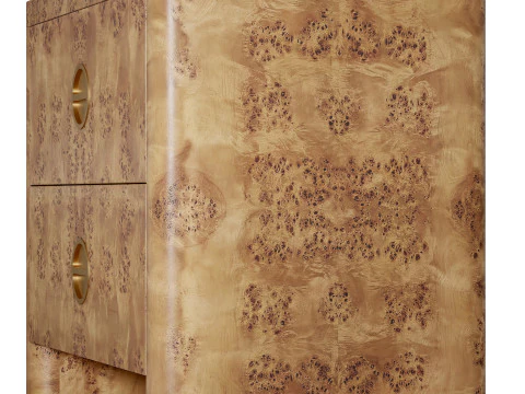 Warwick Bedside Table by Soho Home 3D Model