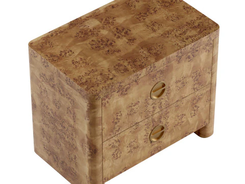 Warwick Bedside Table by Soho Home 3D Model