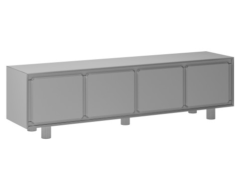 Odell Media Console by West Elm Model 3D