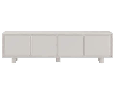 Odell Media Console by West Elm Model 3D