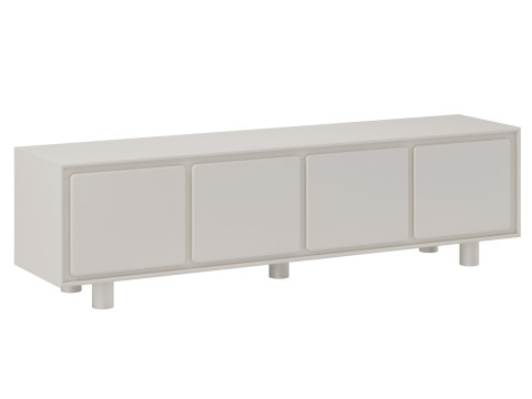 Odell Media Console by West Elm Model 3D