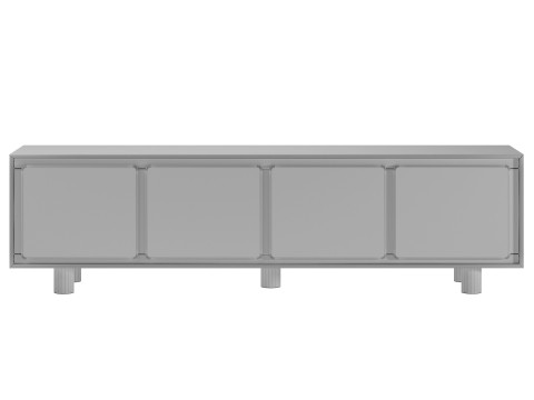 Odell Media Console by West Elm Model 3D