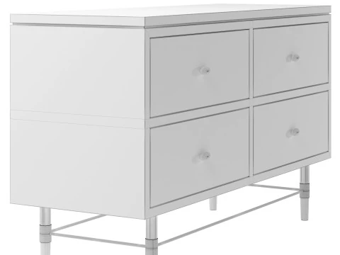 MG302 Credenza с ящиками от Space Copenhagen для Malte Gormsen Mbelsnedkeri 3D Модель