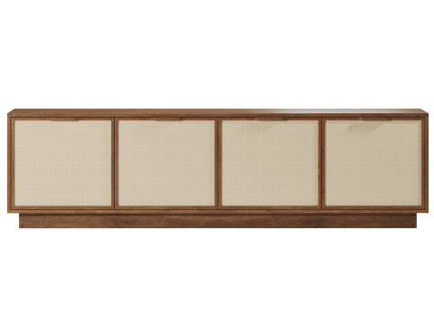 Douglas Media Console by West Elm 3D 模型