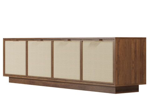 Douglas Media Console by West Elm 3D 模型