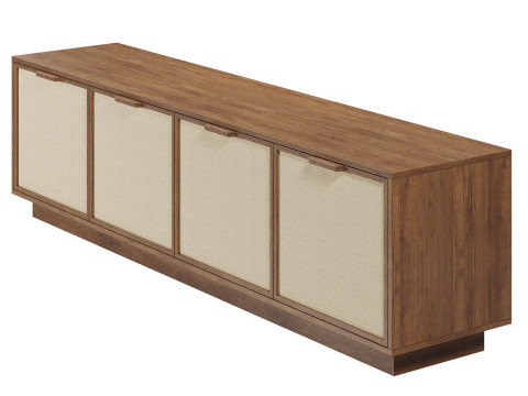 Douglas Media Console by West Elm 3D 模型