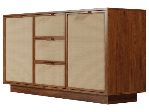 Douglas Buffet by West Elm 3D Model
