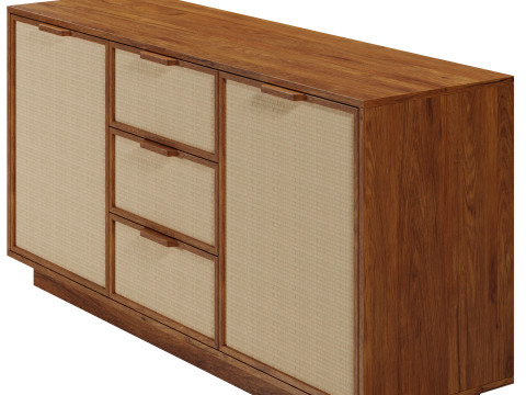 Douglas Buffet by West Elm 3Dモデル