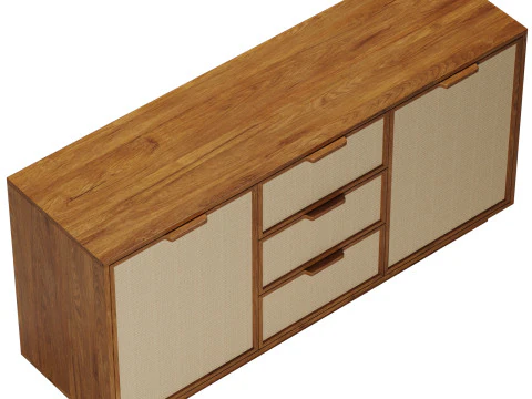 Douglas Buffet by West Elm 3D Model