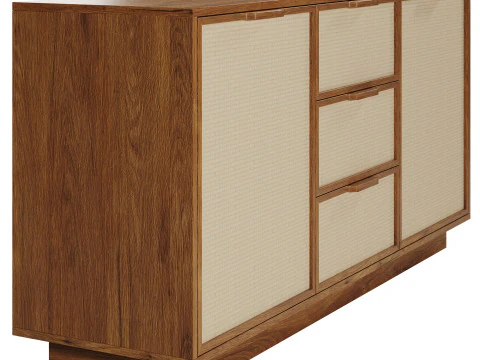 Douglas Buffet by West Elm 3D Model