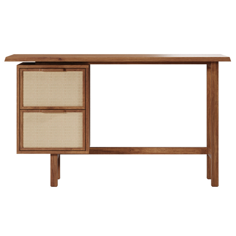 Douglas Desk by West Elm 3D Модель .c4d .max .obj .3ds .fbx .stl .blend