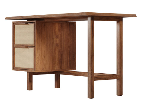 Douglas Desk by West Elm 3D Модель