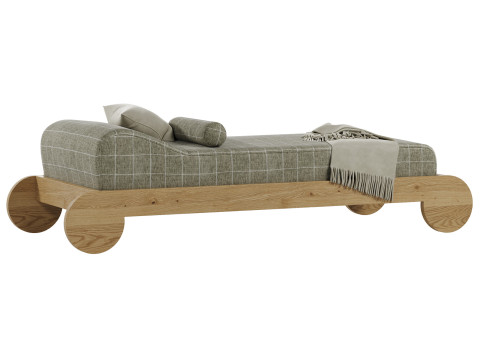 Ionic Daybed autorstwa Sarah Sherman Samuel dla Lulu i Gruzji Model 3D