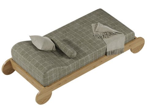 Ionic Daybed autorstwa Sarah Sherman Samuel dla Lulu i Gruzji Model 3D