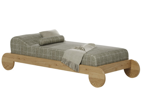 Ionic Daybed autorstwa Sarah Sherman Samuel dla Lulu i Gruzji Model 3D