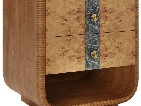 Mesa de cabeceira Basil da Soho Home Modelo 3D