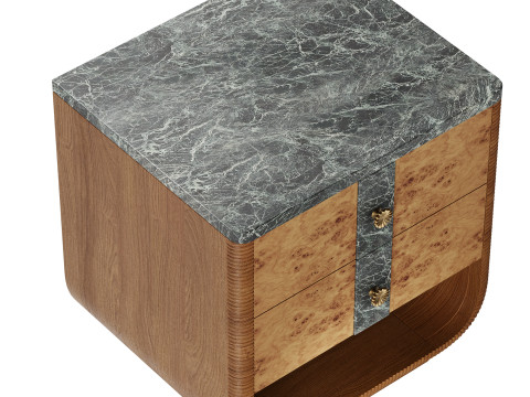Basil Bedside Table by Soho Home Modèle 3D