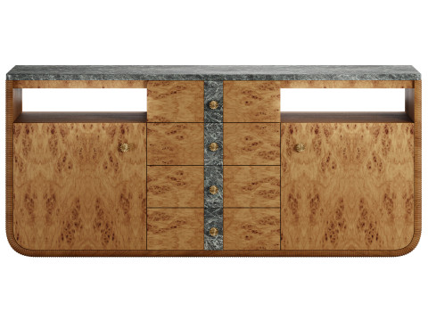 Basil Sideboard by Soho Home 3D Model