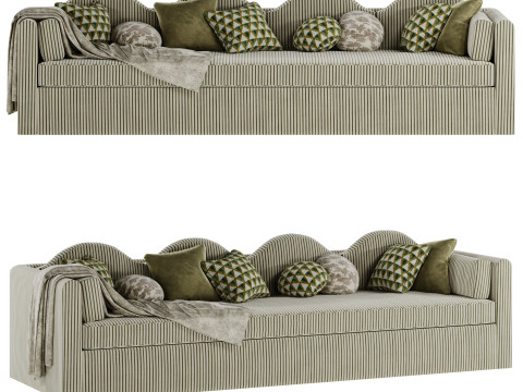 Bernadette Sofa oleh Sarah Sherman Samuel untuk Lulu dan Georgia Model 3D