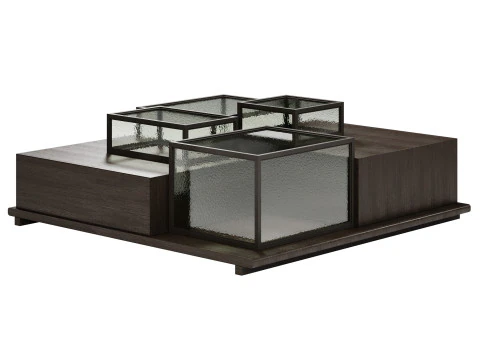 Stack coffee table by Linteloo 3D Model