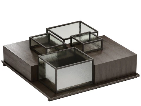Stack coffee table by Linteloo 3D Model