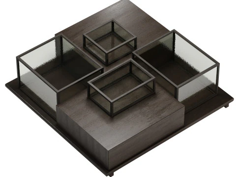 Stack coffee table by Linteloo 3D Model