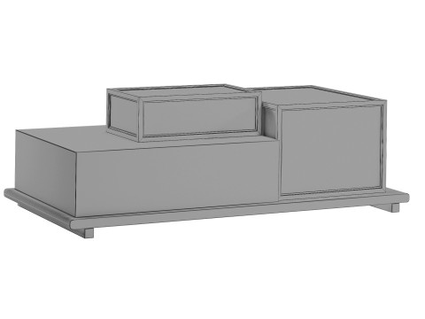 लिंटेलू द्वारा स्टैक कॉफी टेबल 3D मॉडल