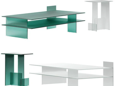 Kazimir Couchtisch von Glas Italia 3D Modell
