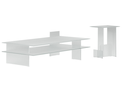 Table basse Kazimir par Glas Italia Modèle 3D