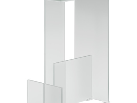 Table basse Kazimir par Glas Italia Modèle 3D