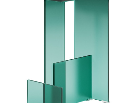 Table basse Kazimir par Glas Italia Modèle 3D